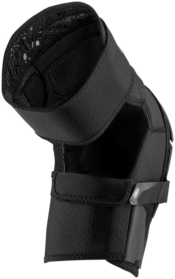 100% Fortis Knee Guards - Black, Large/X-Large