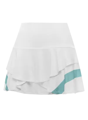 197243-182 | WAVE SKIRT-13" | WHITE/ ANGEL