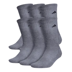 Adidas Athletic Cushioned Crew Socks (6 pk)