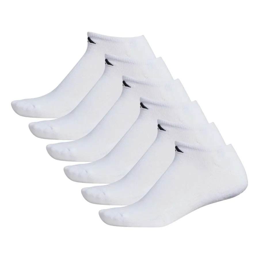 Adidas Athletic Cushioned No Show Socks 6pk