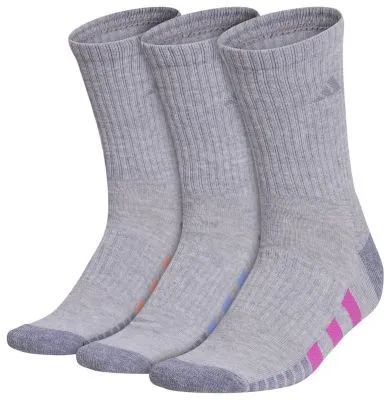 adidas Women's Cushioned 3.0 3-Pack Crew Socks