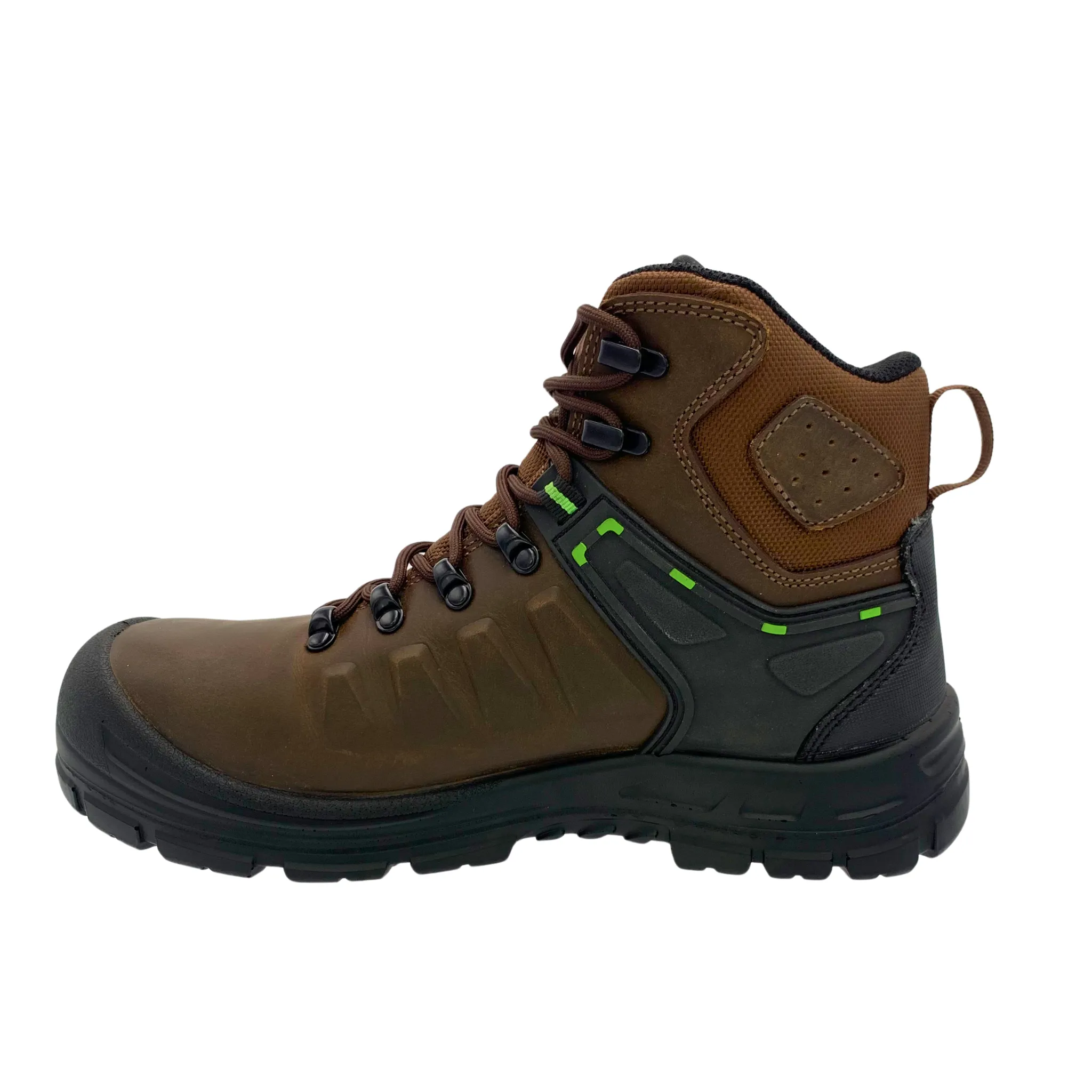 AdTec Men's 6" Brown waterproof composite safety toe leather work boot