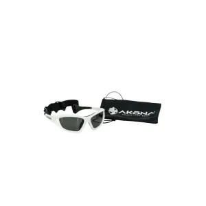 Akona AKONA Mesa Polarized Sunglasses White with Microfiber Bag