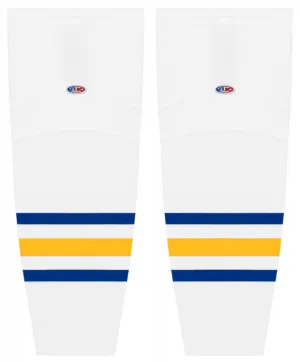 Athletic Knit (AK) HS2100-201 2021 Buffalo Sabres White Mesh Ice Hockey Socks