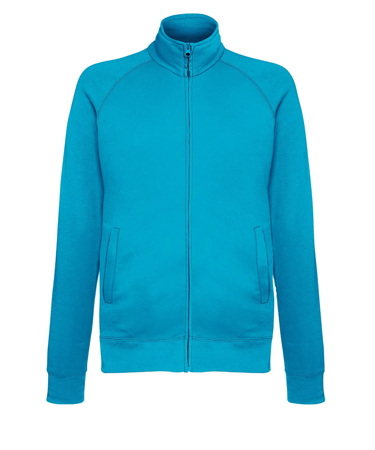 Azure Blue - Lightweight sweatshirt jacket