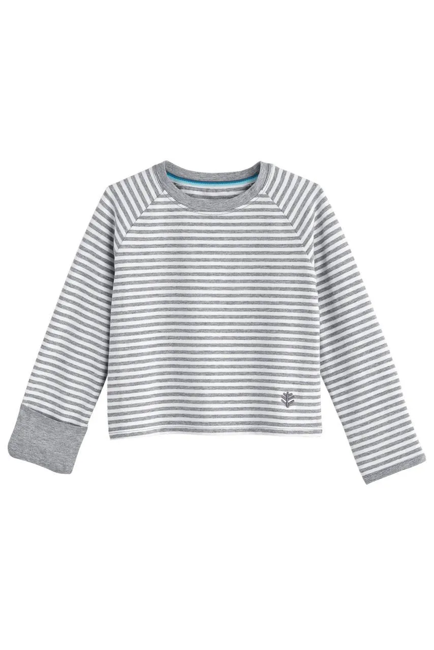 Baby LumaLeo Long Sleeve T-Shirt  |  Grey/White