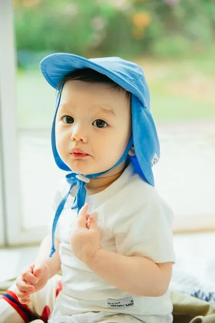 Baby UV Sunhat (Aqua/Grey/Navy/Blue/Sky/Pink/Hot pink/White)