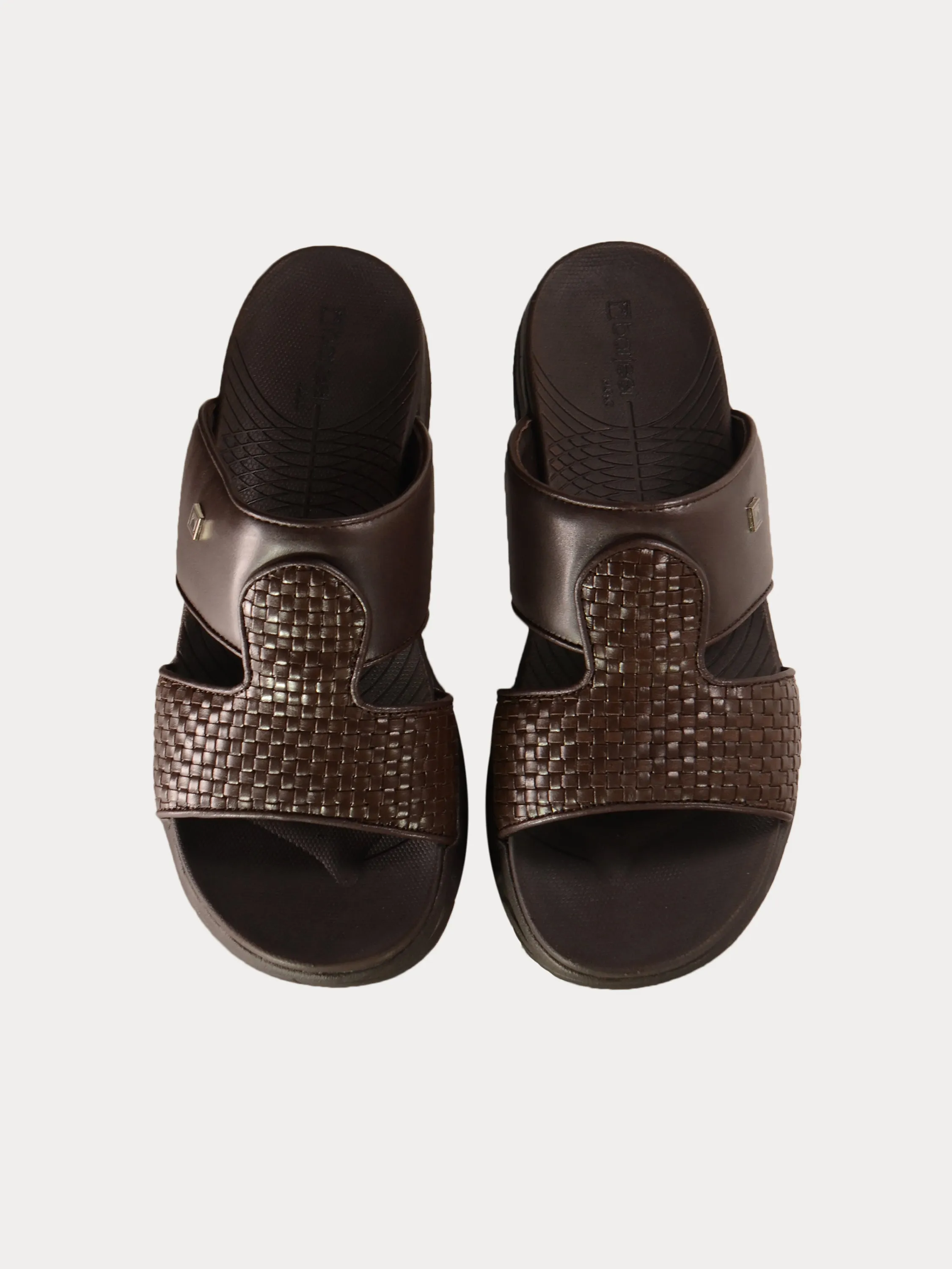 Barjeel Uno 152119 Basketweave Pattern Arabic Sandals