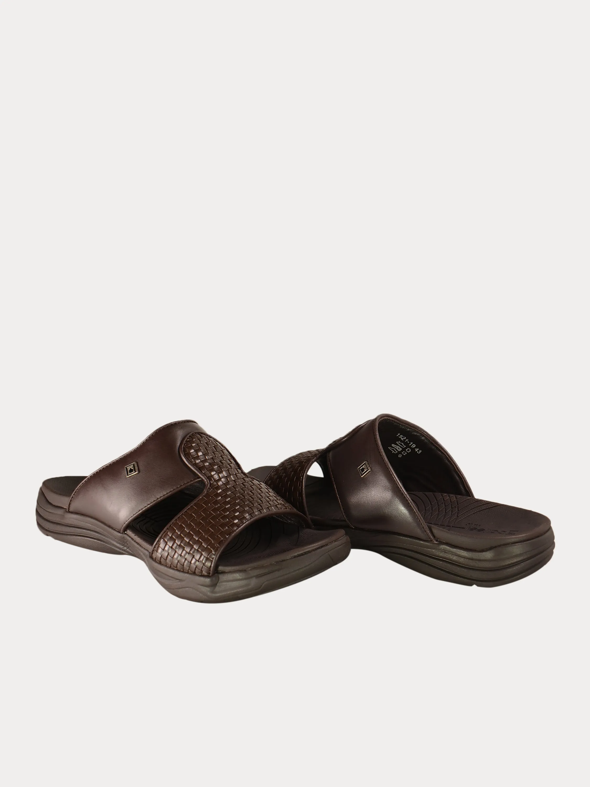 Barjeel Uno 152119 Basketweave Pattern Arabic Sandals