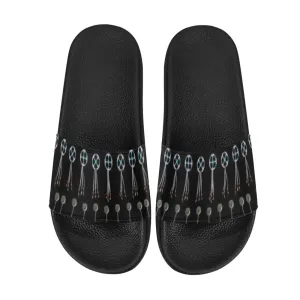 Beaded Bracelet Men's Slide Sandals