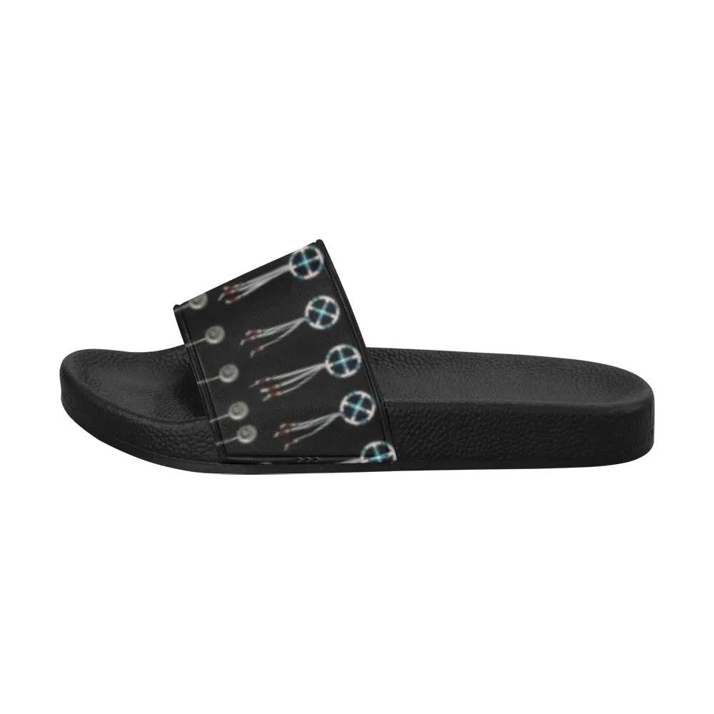 Beaded Bracelet Men's Slide Sandals