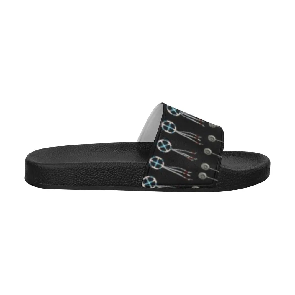 Beaded Bracelet Men's Slide Sandals