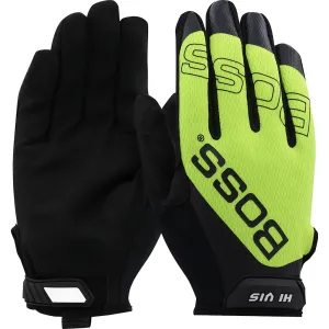 Boss 120-MV1230T/M Synthetic Microfiber Palm with Hi-Vis Mesh Fabric Back