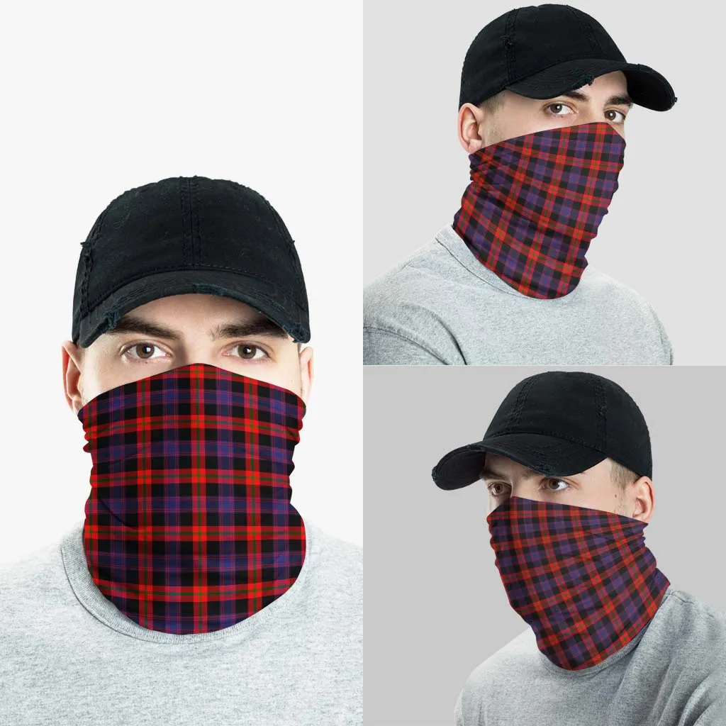 Broun Modern Tartan Neck Gaiters, Tartan Bandanas, Tartan Head Band