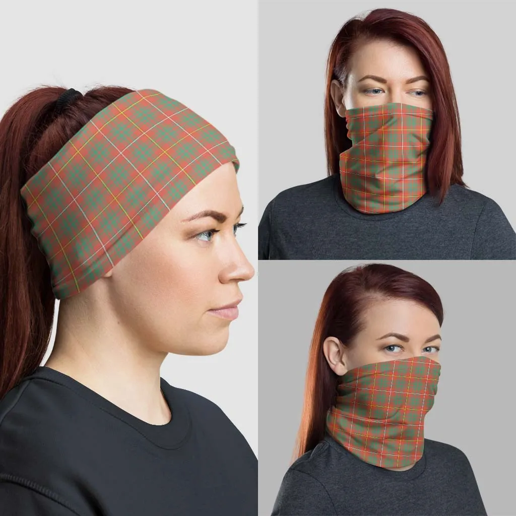 Bruce Ancient Tartan Neck Gaiters, Tartan Bandanas, Tartan Head Band