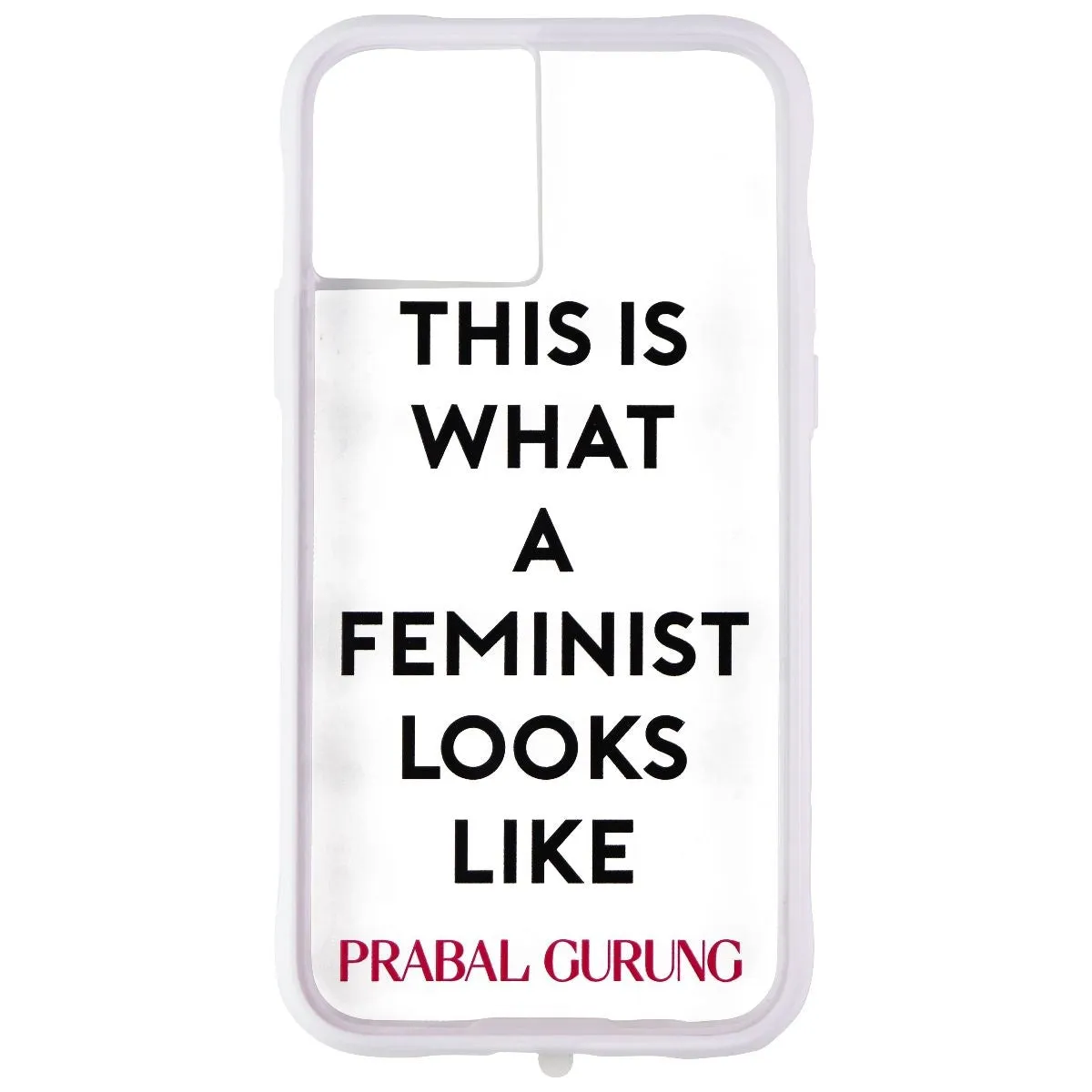 Case-Mate PRABAL GURUNG Case for iPhone 11 Pro - Tough Feminist/White Border