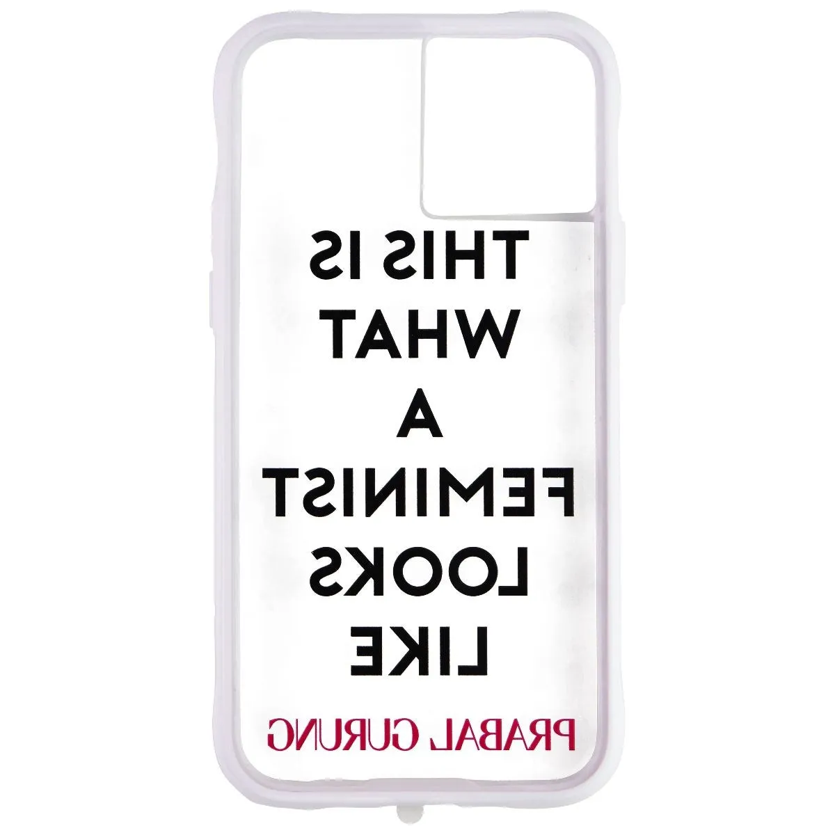 Case-Mate PRABAL GURUNG Case for iPhone 11 Pro - Tough Feminist/White Border