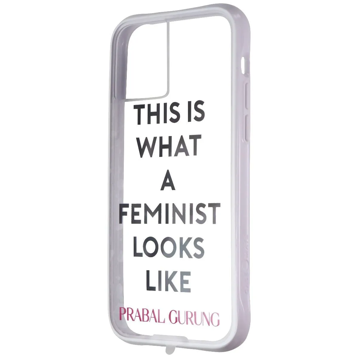 Case-Mate PRABAL GURUNG Case for iPhone 11 Pro - Tough Feminist/White Border