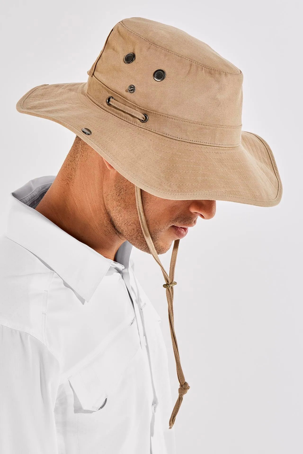 Charlie Cotton Bucket Hat  |  Light Beige