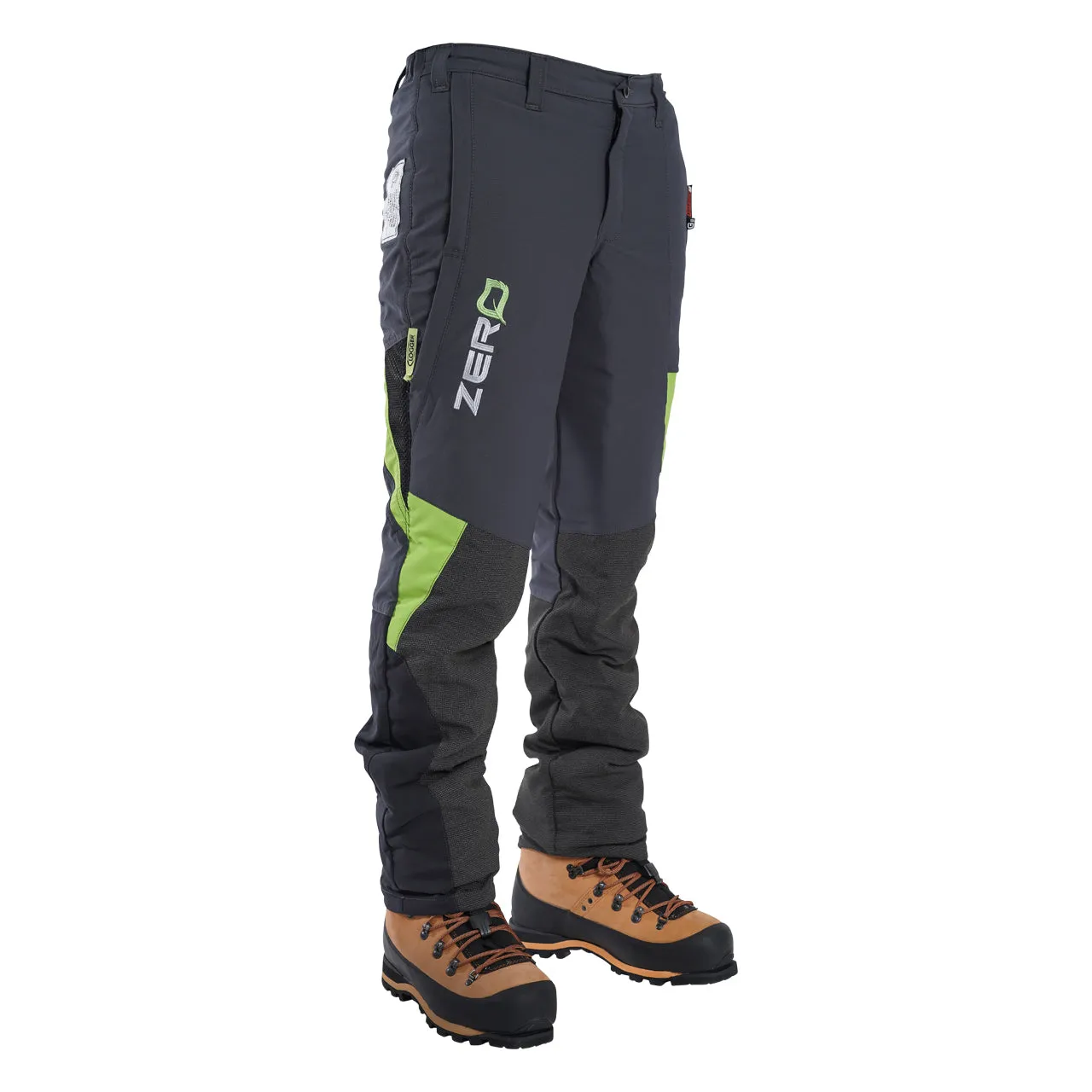 Clogger Zero Mens Generation 2 Chainsaw Trousers - Green