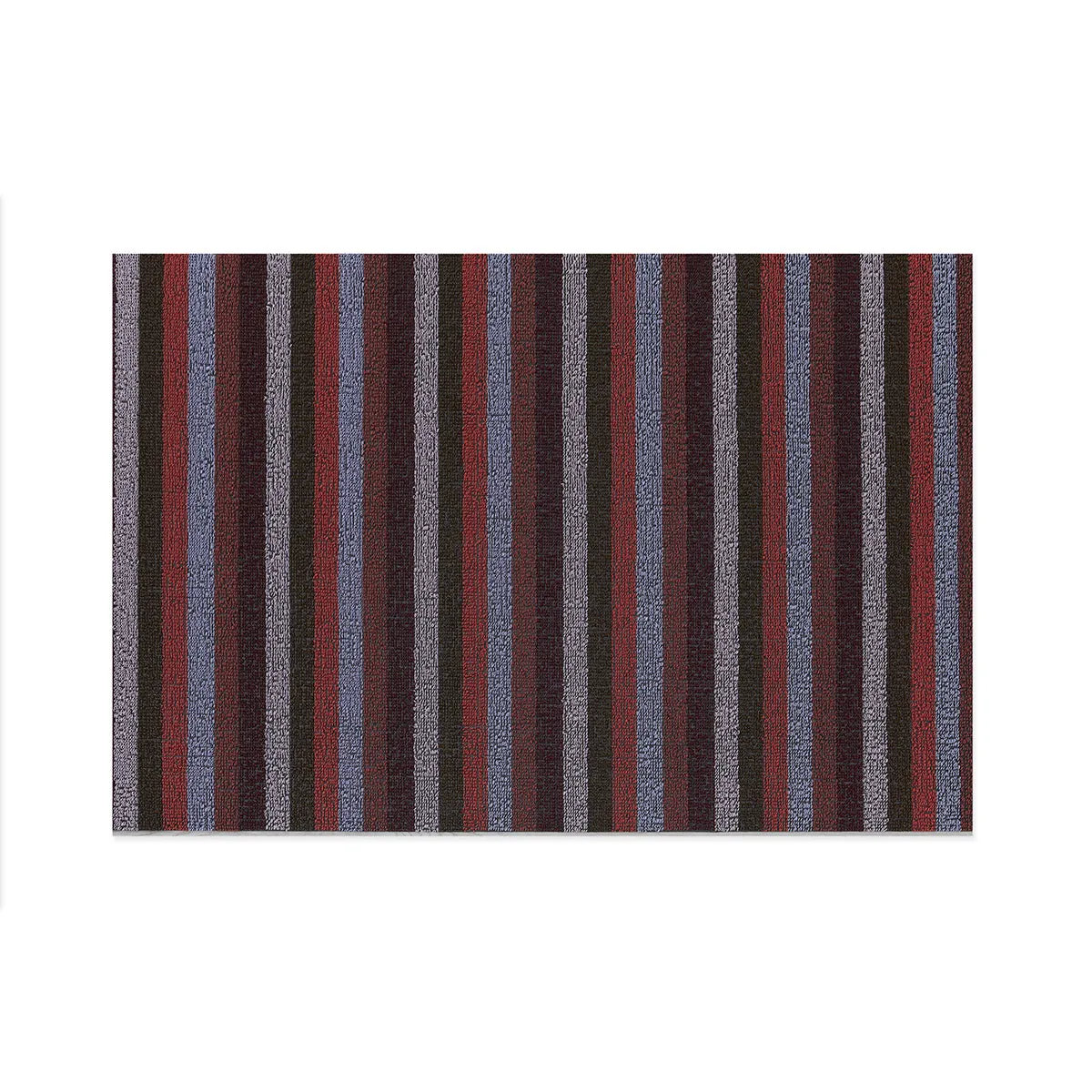 Even Stripe Shag Mat