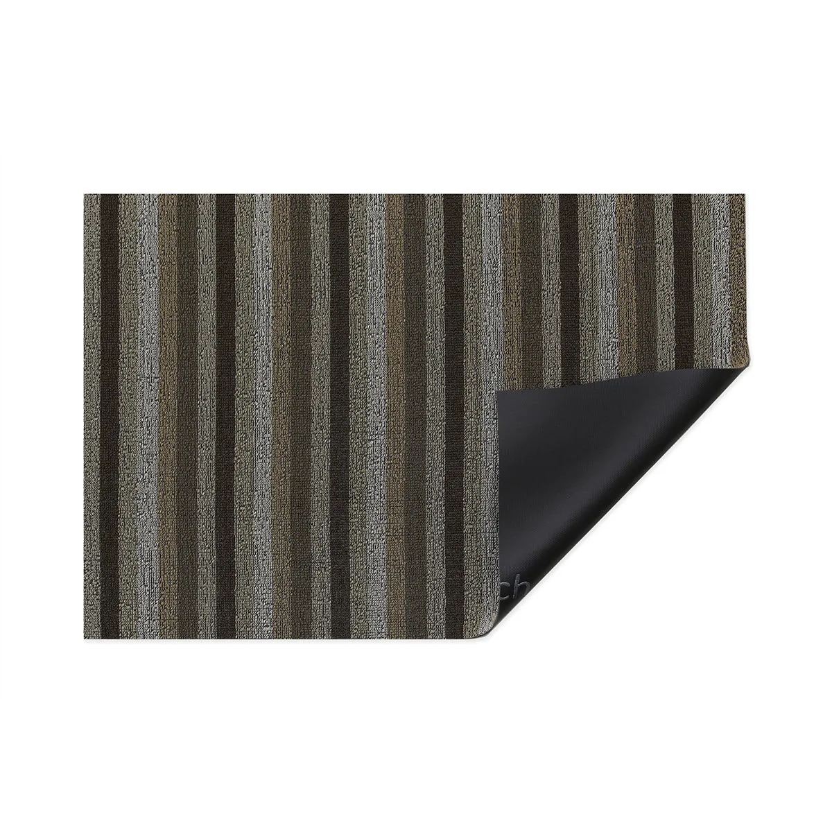 Even Stripe Shag Mat