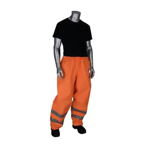 Falcon 353-2002-OR/2X ANSI Class E Heavy Duty Waterproof Breathable Pants