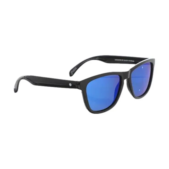 Glassy Deric Polarized Black/Blue Mirror