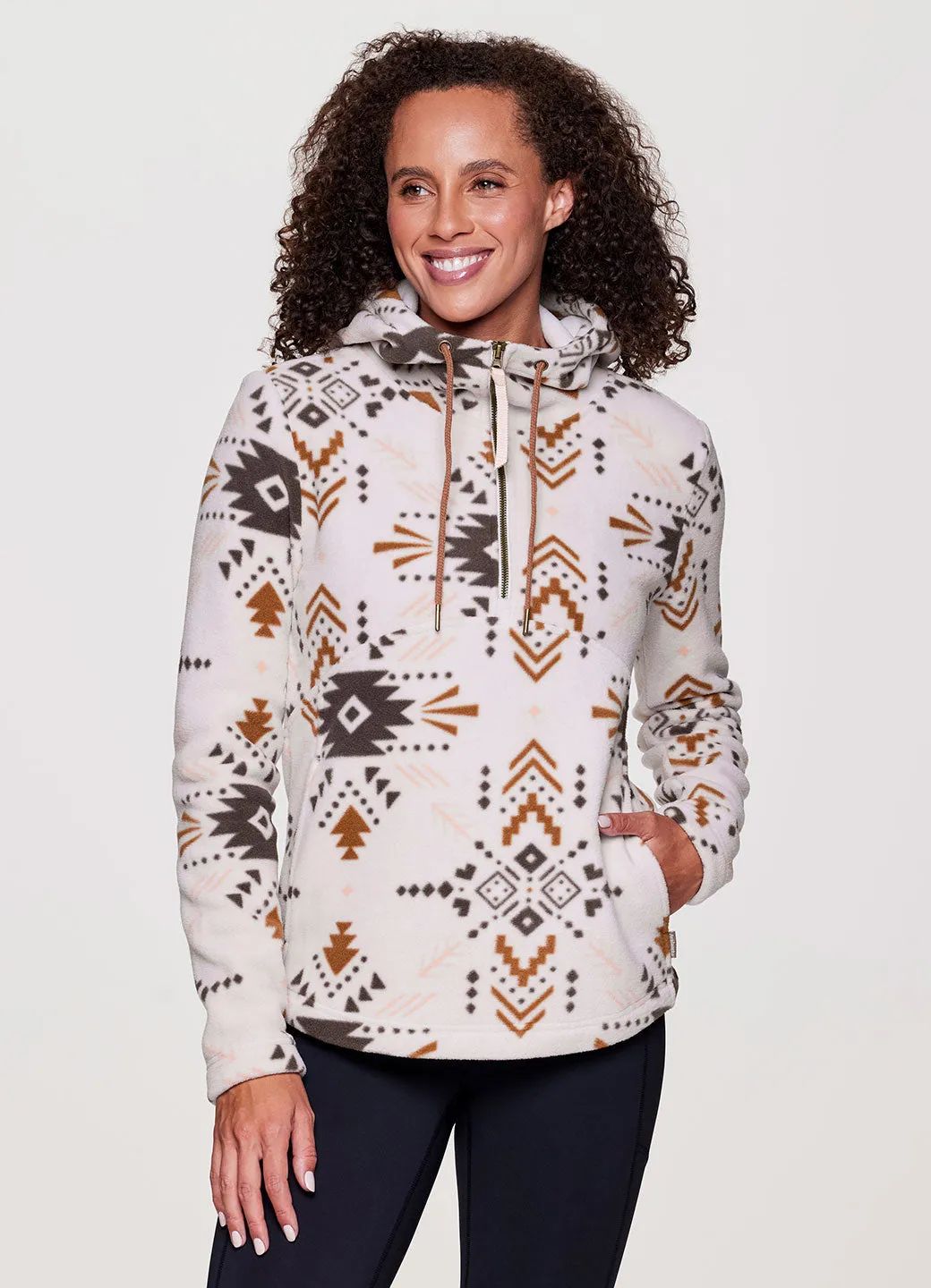 Hayley Aztec Fleece Hoodie