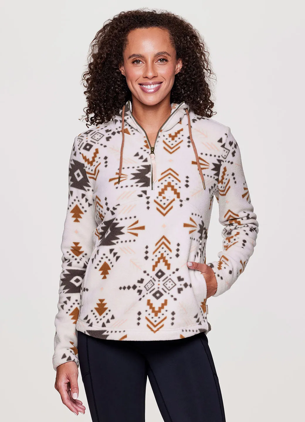 Hayley Aztec Fleece Hoodie