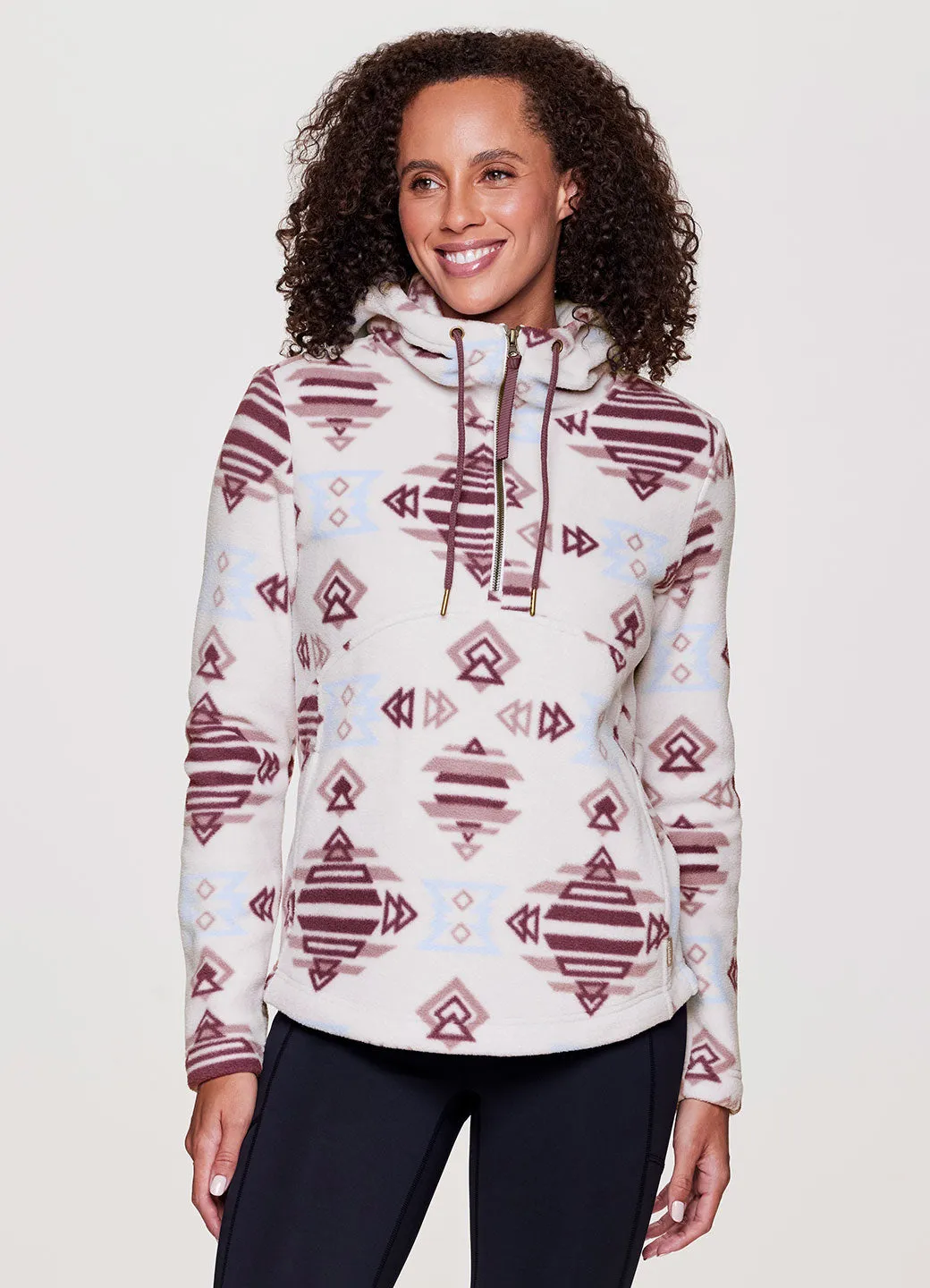 Hayley Aztec Fleece Hoodie