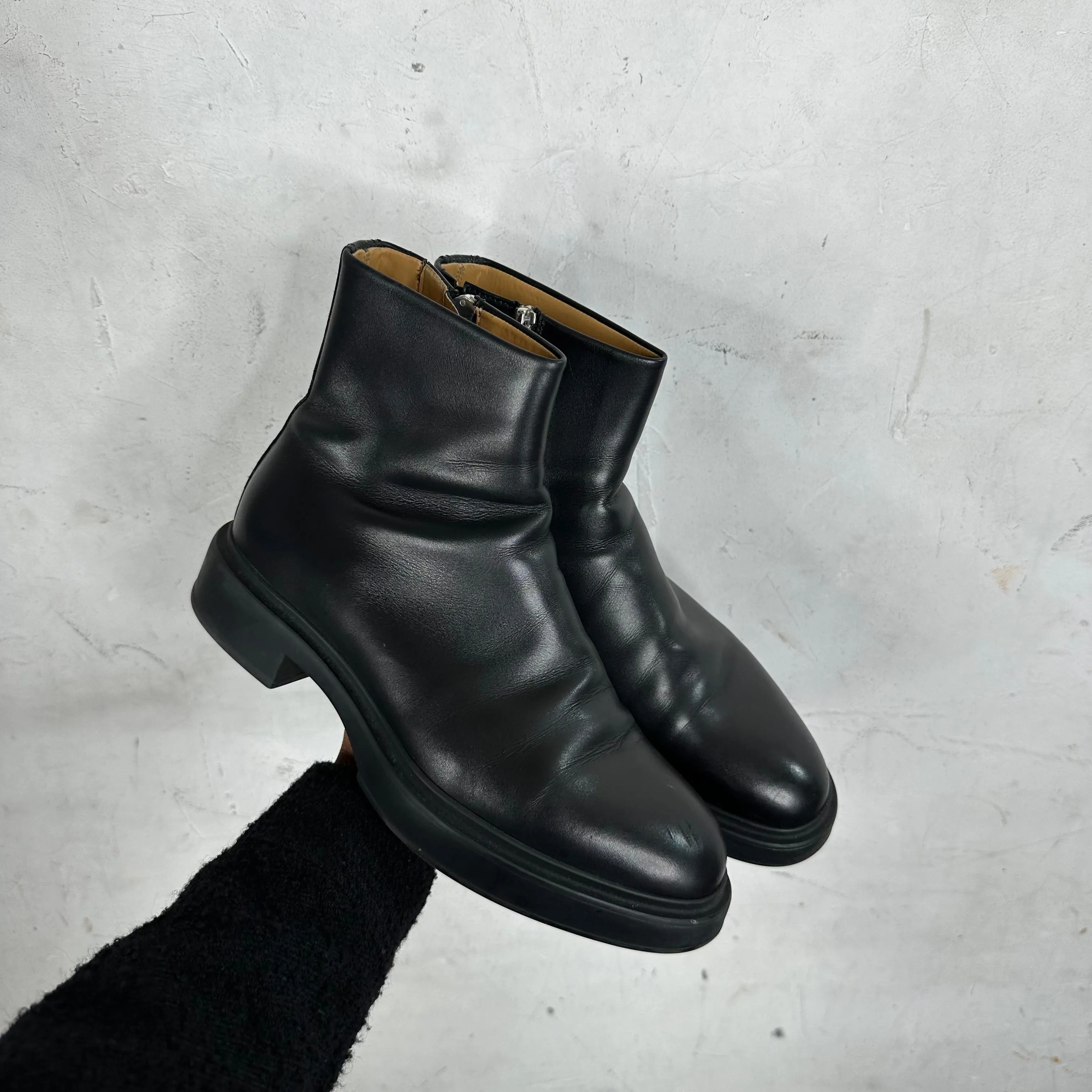 Hermes Leather Ankle Boots