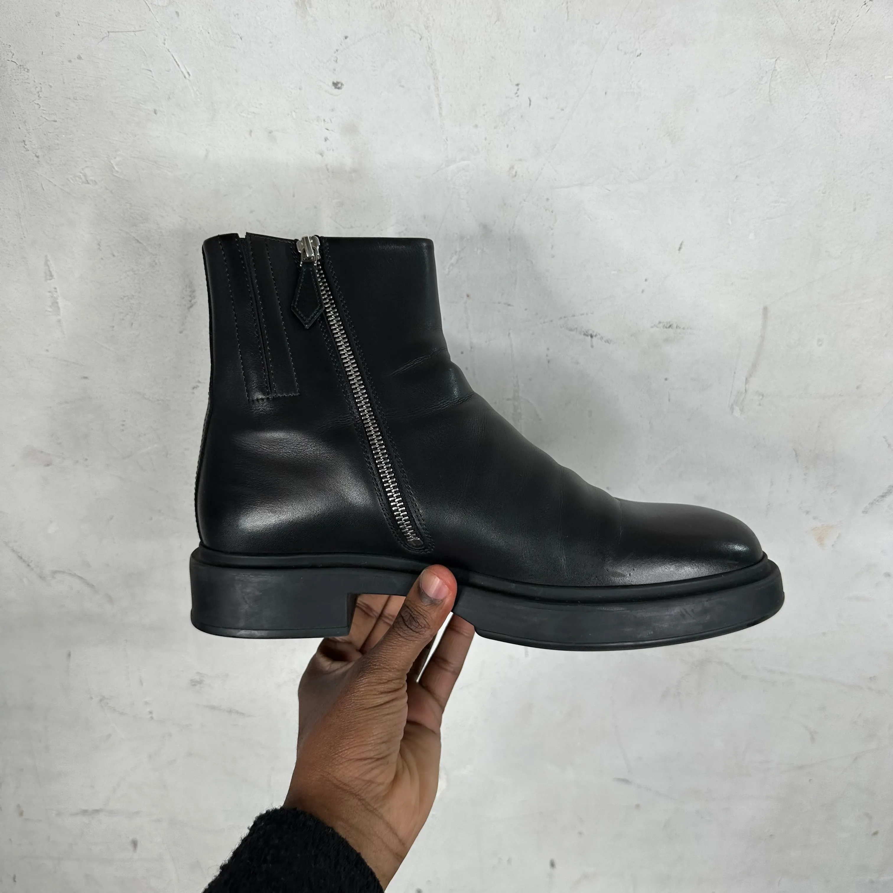 Hermes Leather Ankle Boots