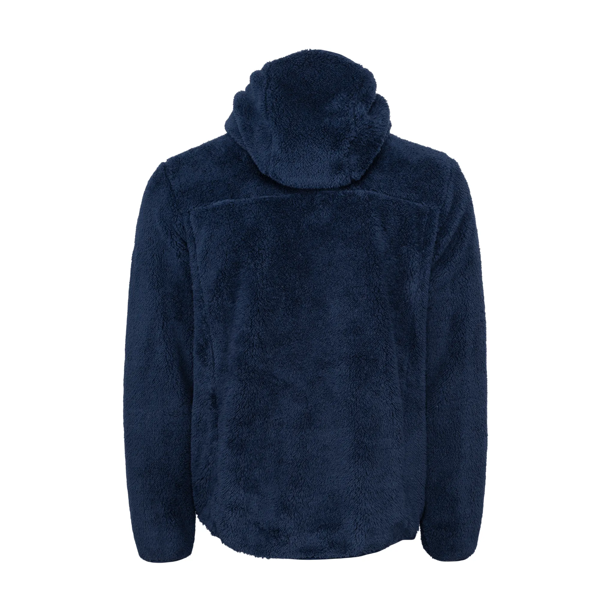 Hooded Teddy Fleece Jacket - Navy