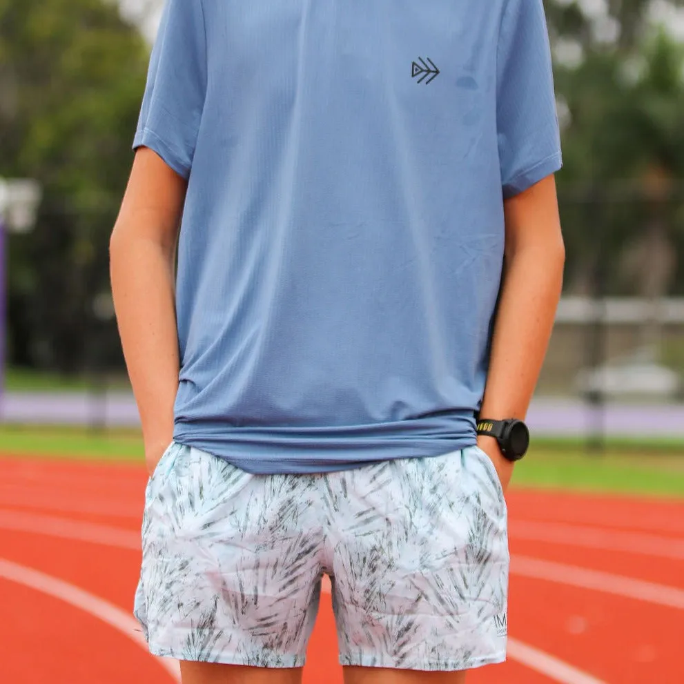 IMPI Boys Running Shorts - Palm Print