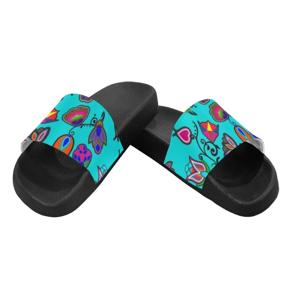 Indigenous Paisley Sky Men's Slide Sandals