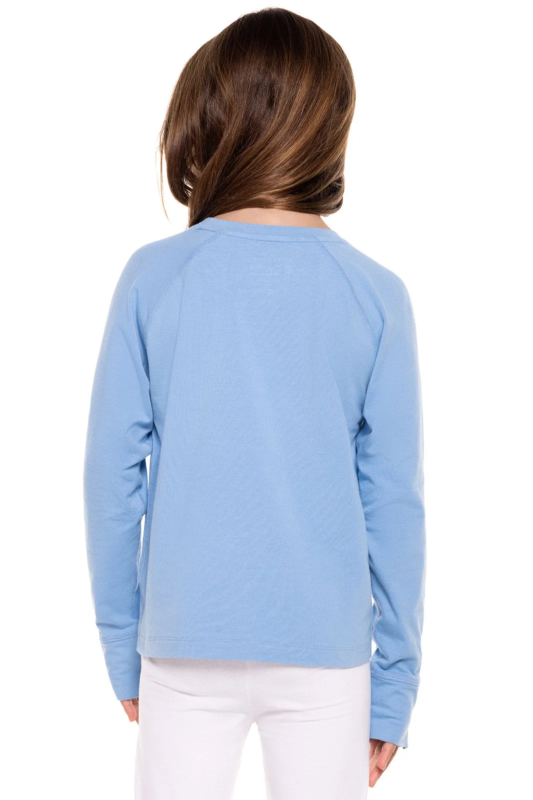 Kid's LumaLeo Long Sleeve T-Shirt  |  Clear Sky Blue