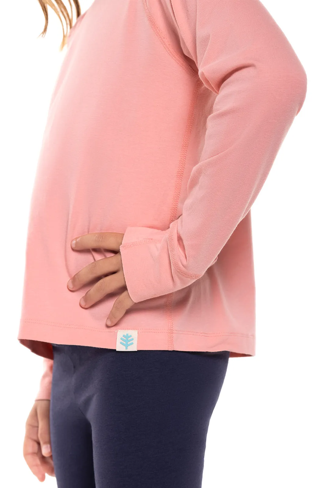 Kid's LumaLeo Long Sleeve T-Shirt  |  Peachy Pink