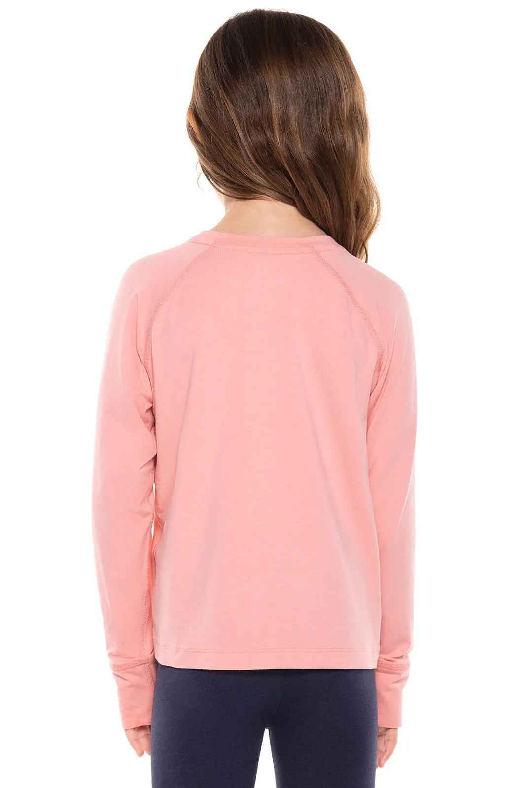 Kid's LumaLeo Long Sleeve T-Shirt  |  Peachy Pink