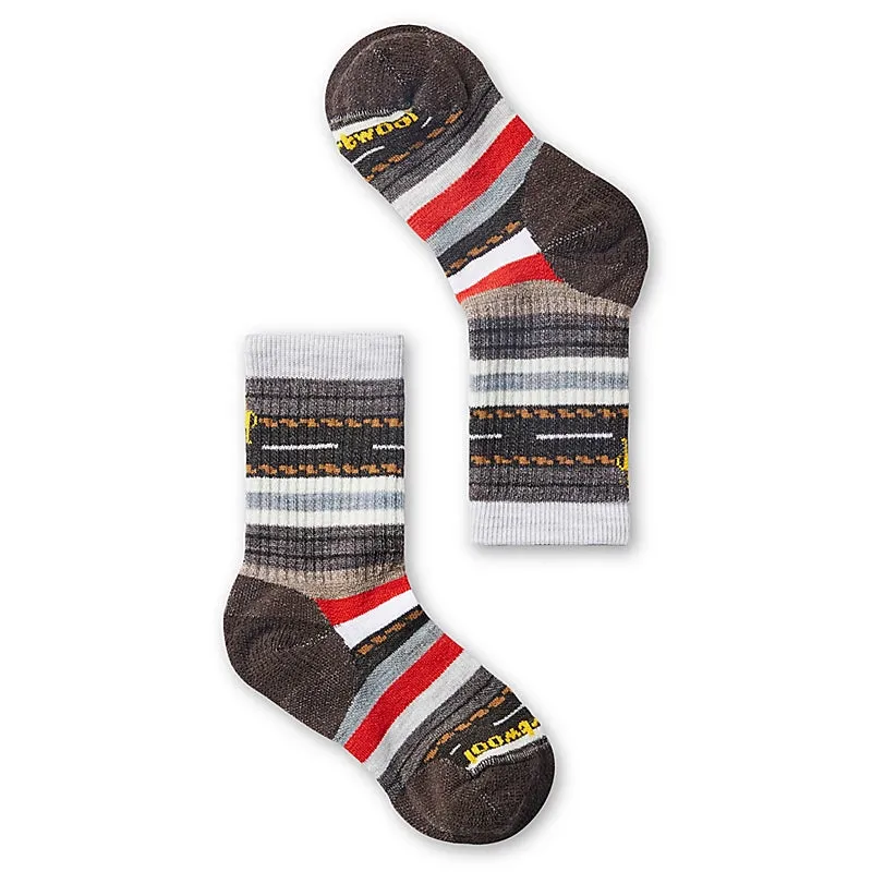 Kid's Smartwool Hike Full Cushion Margarita Crew Socks Color: Chestnut