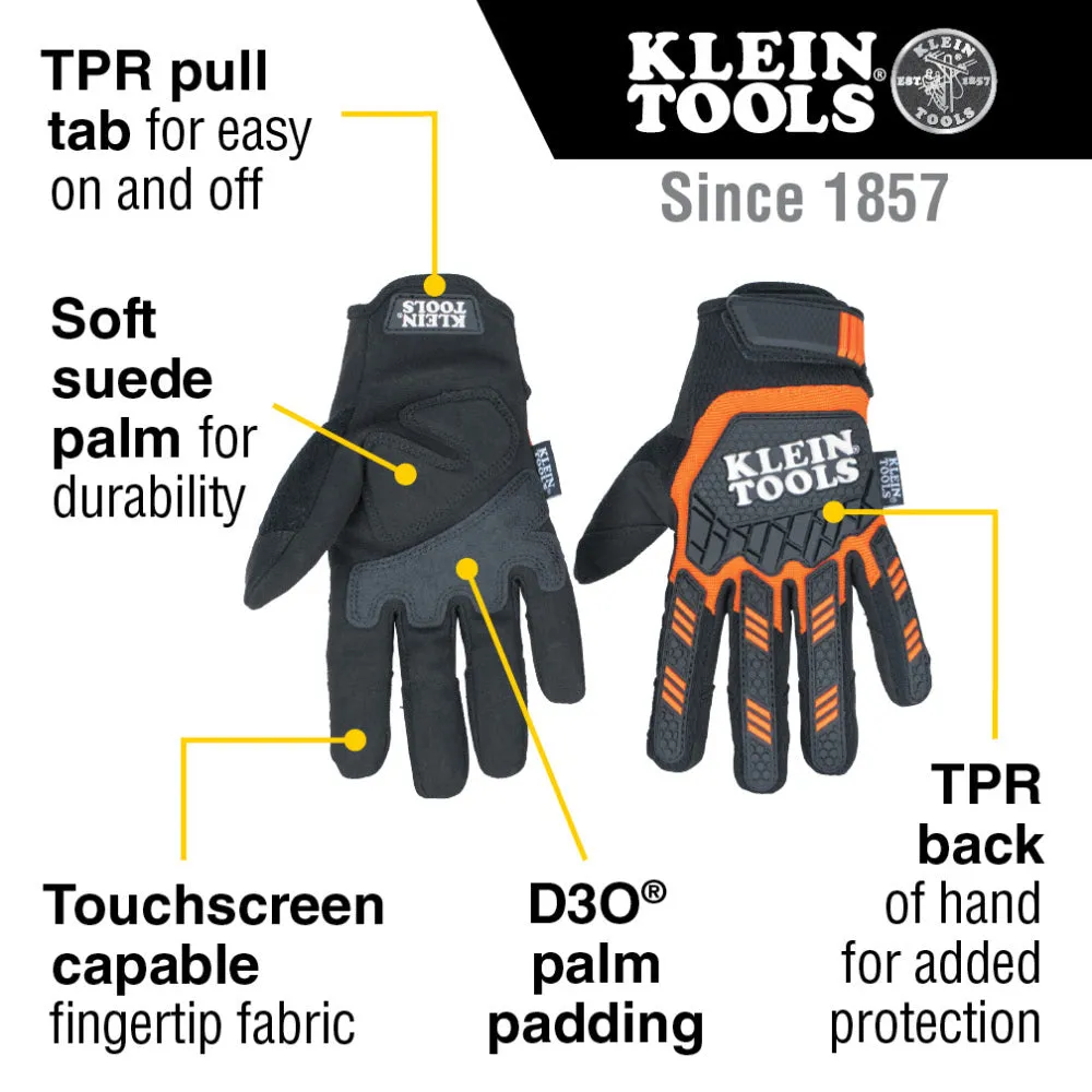 Klein 60601 Heavy Duty Gloves, X-Large