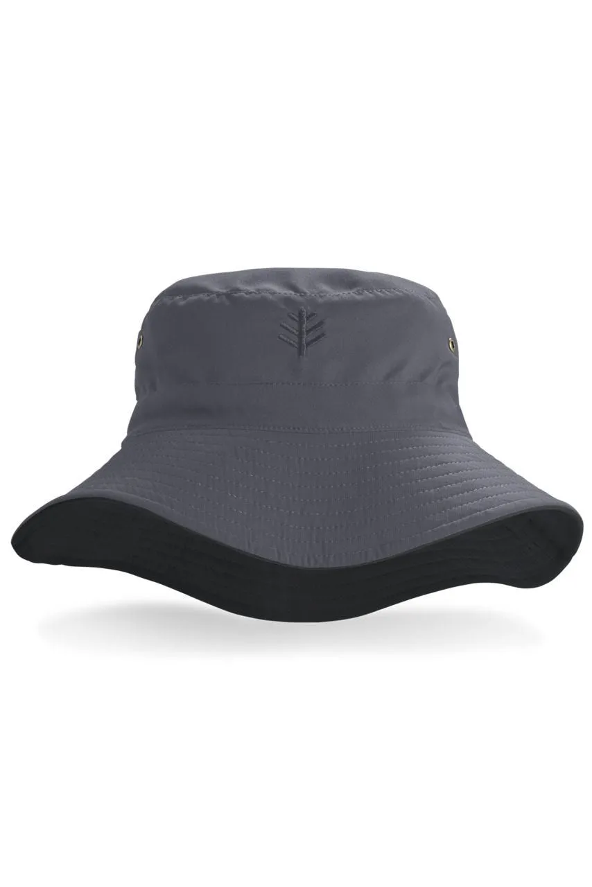 Landon Reversible Bucket Hat  |  Carbon/Black