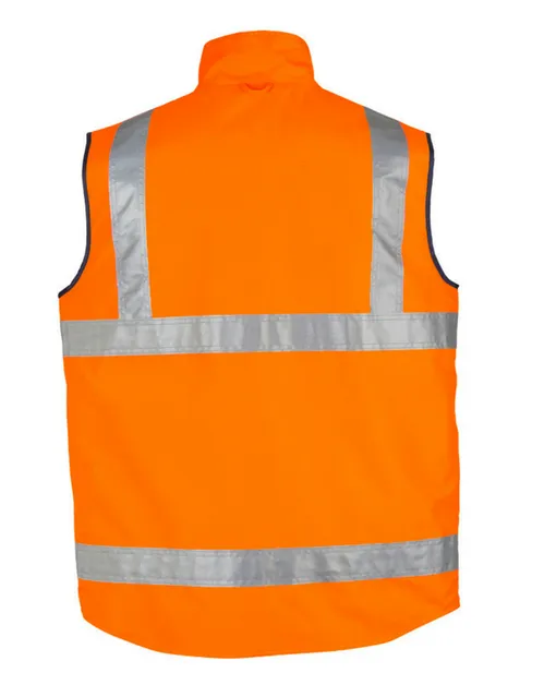 Mens Hi Vis Lightweight Fleece Lined Vest