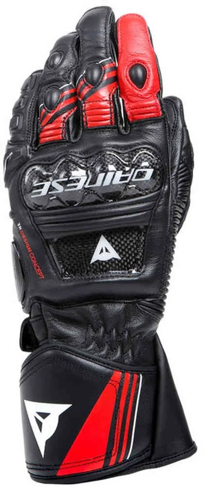 Motorcycle gloves Druid 4 Dainese, black/red/white