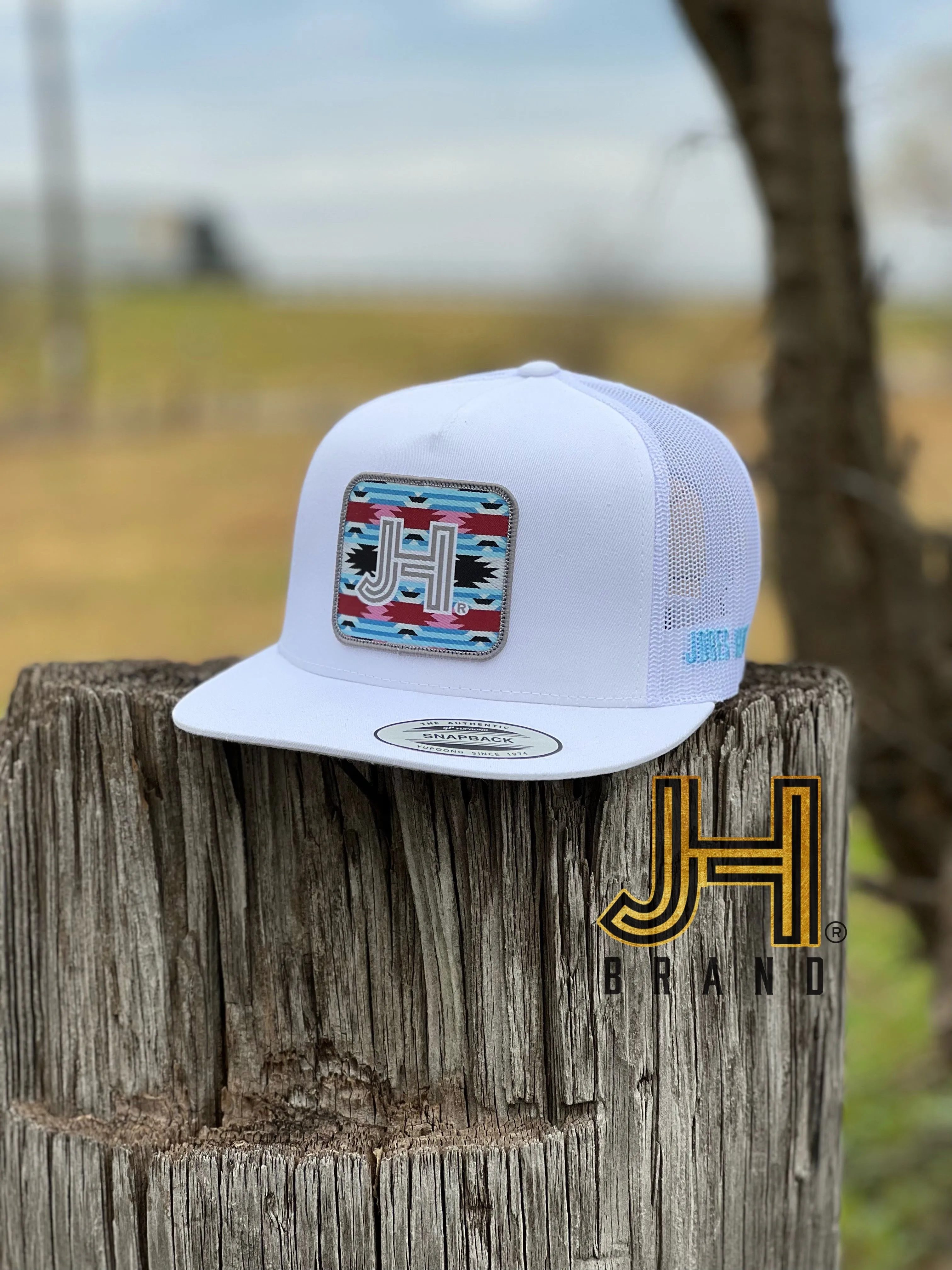 New 2022 Jobes Trucker Cap-  All White JH Candy Patch