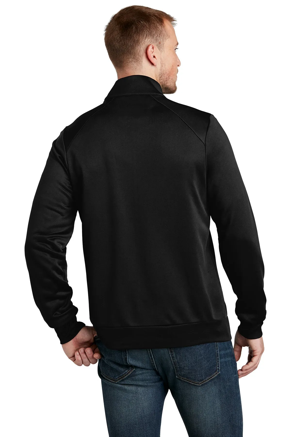 New Era Performance Terry Full-Zip Customized Jackets, Black