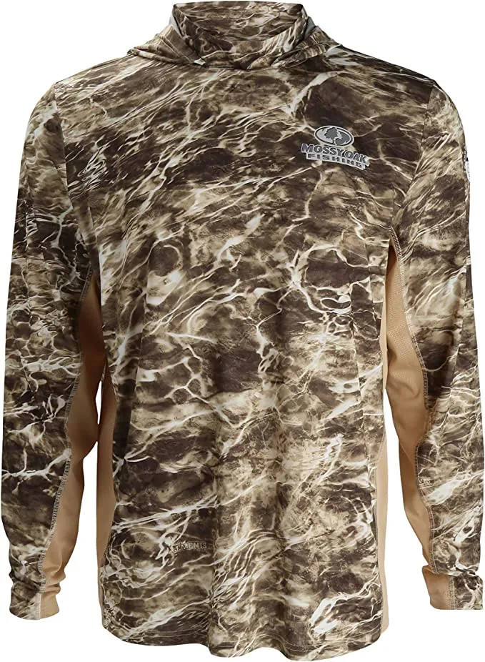 PARAMOUNT EAG Elite Mossy Oak Elements Performance Fishing Sun Hoodie