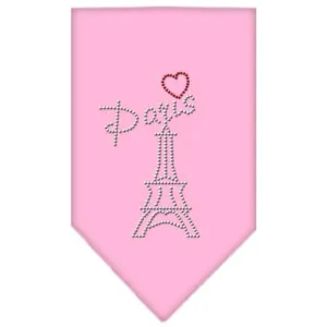 Paris Rhinestone Bandana Light Pink Small