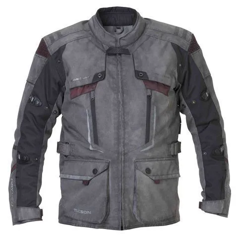 Rayven Tucson Waterproof Textile Adventure Jacket - Grey