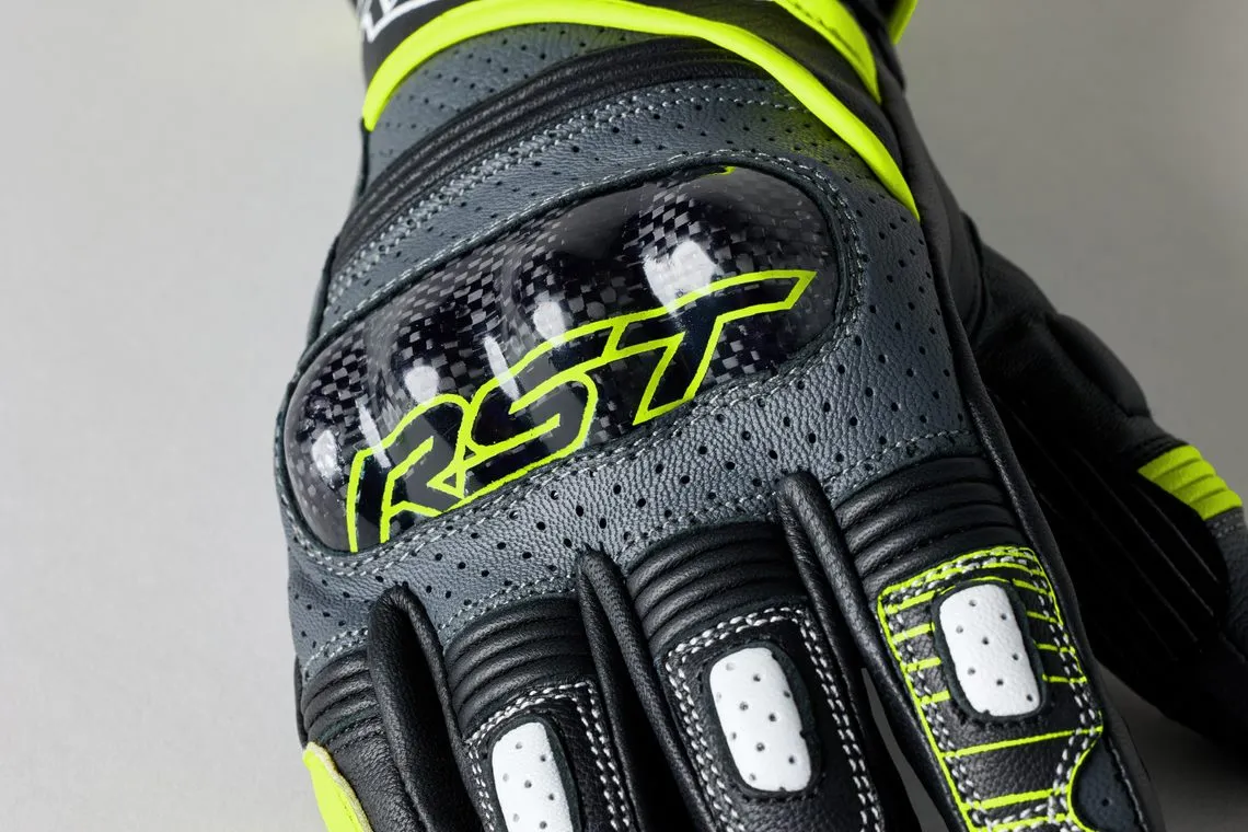 RST Fulcrum CE Perforated Leather Motorcycle Gloves